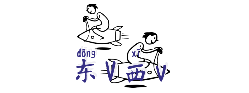 東/东 V 西 V Grammar