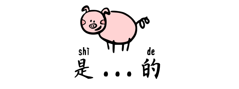 是 shì … 的 de Chinese grammar
