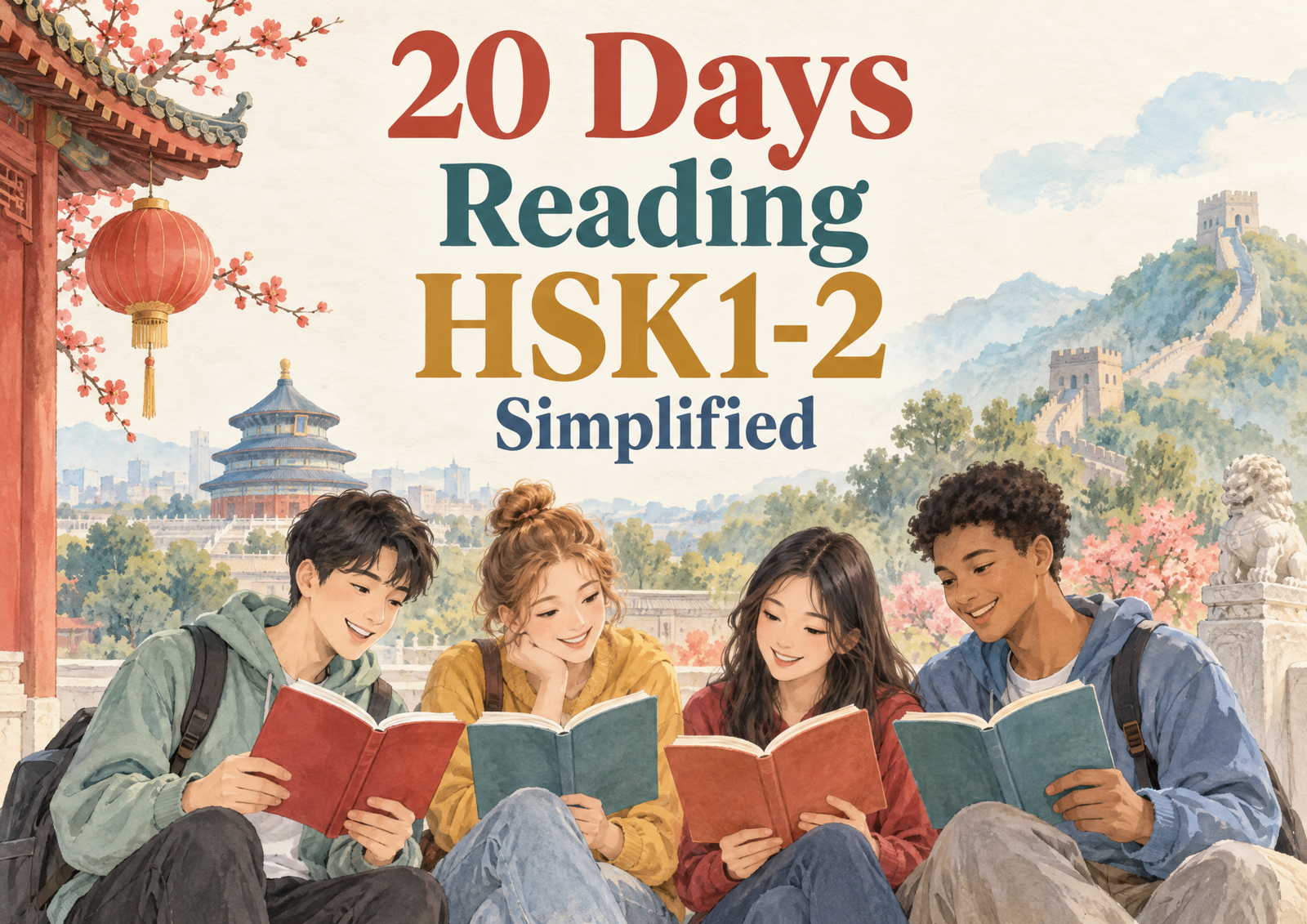 20 Days Reading (HSK1-2) Traditional & Simplified