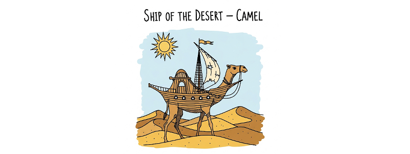 Ship of the desert — camel