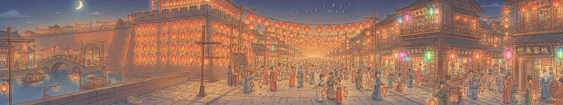 Yuanxiao Festival illustration