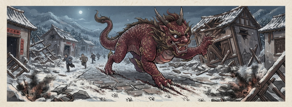 Nian Beast illustration