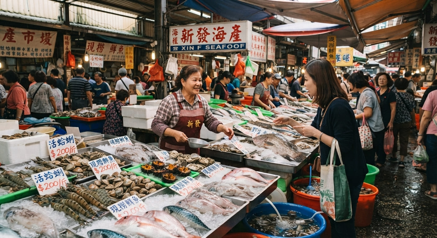 Seafood in Chinese