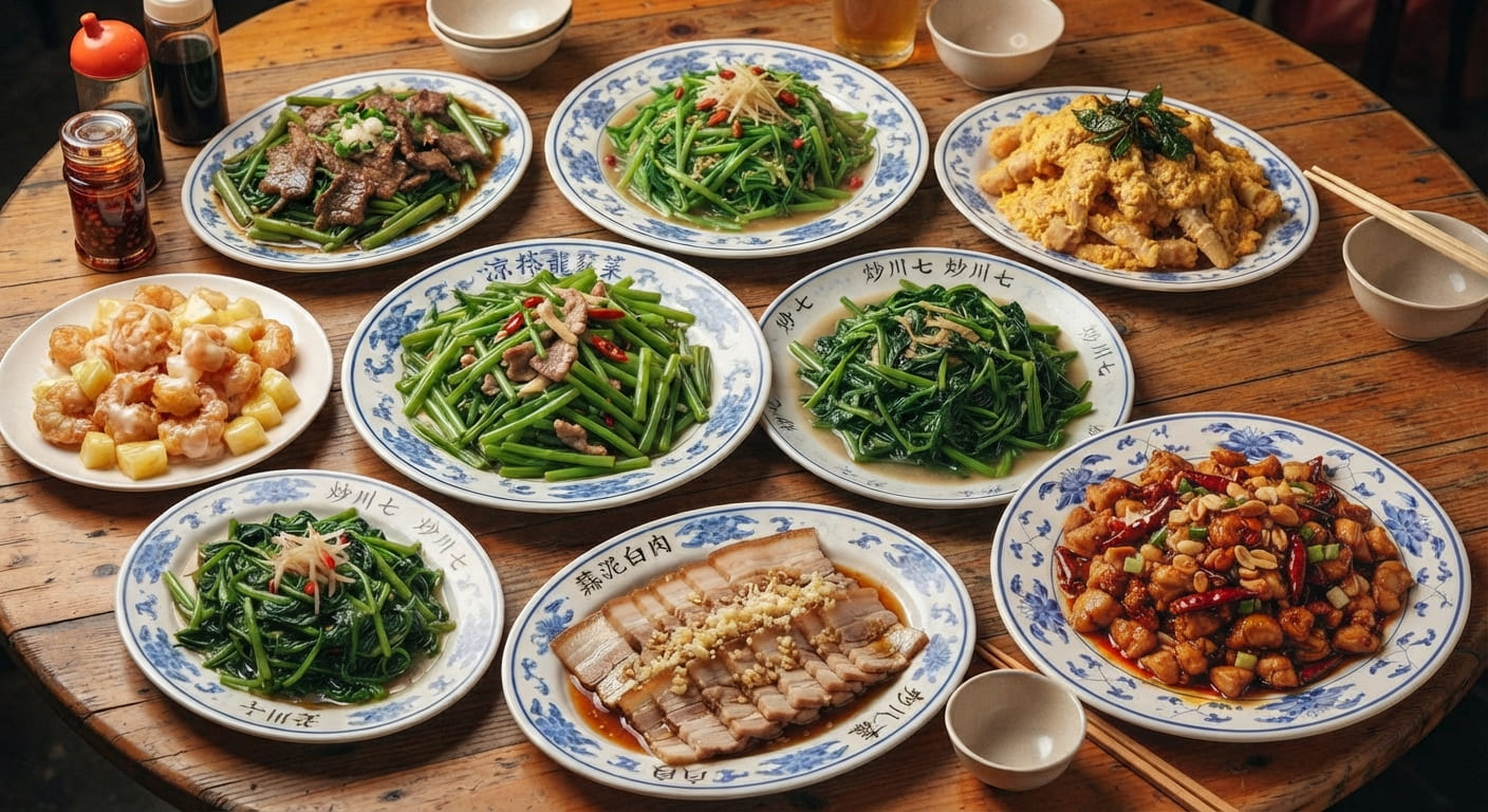 Vegetables in Chinese