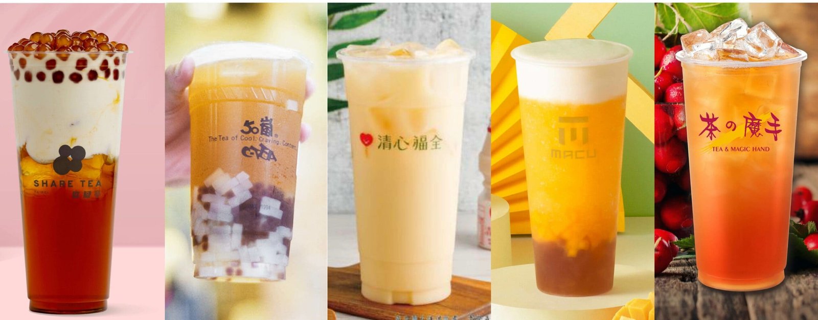 Drinks in Taiwan and China