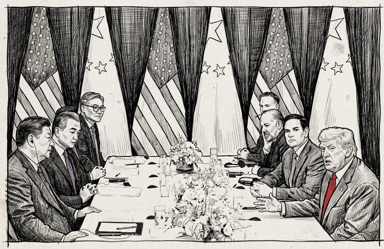 Trump and Xi Jinping