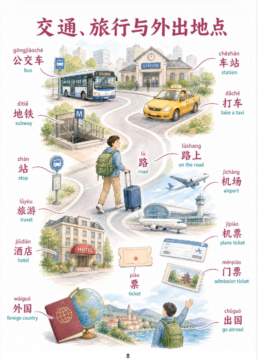 HSK 2 Vocabulary • Workbook • Infographics - Image 6