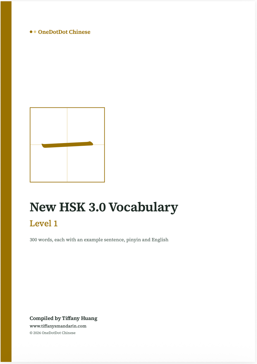 HSK 1 Vocabulary • Workbook • Infographics - Image 4