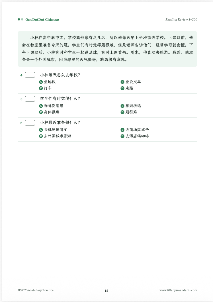 HSK 2 Vocabulary • Workbook • Infographics - Image 10
