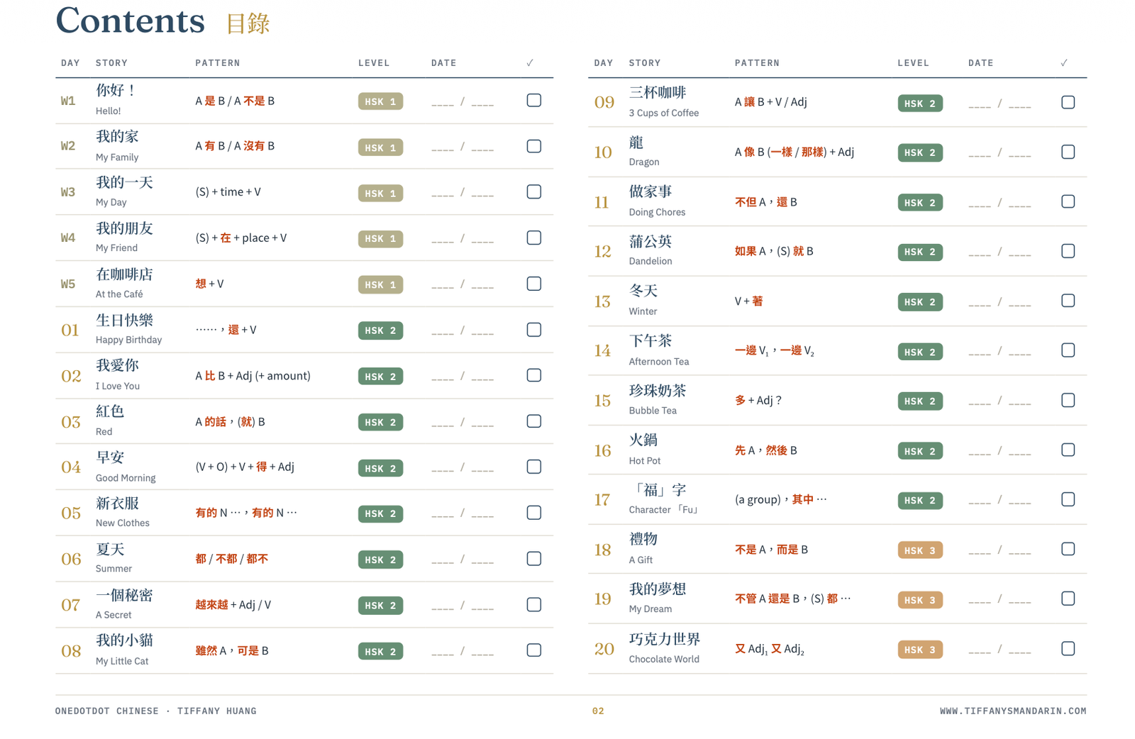 20 Days Reading (HSK1-2) Traditional & Simplified - Image 3